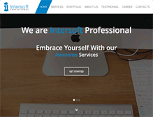 Tablet Screenshot of intersoftprofessional.com